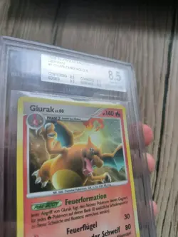 2009 POKEMON PLATINUM GLURAK G LV.X-HOLO SUPREME VICTORS-GERMAN PSA 8 NM-MT - Image 2