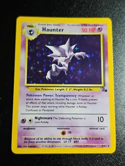 Haunter [Holo] Pokemon Fossil Set #6/62 Unplayed - Image 1
