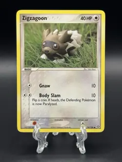 Zigzagoon 74/106 - EX Emerald - Common - Pokemon TCG Card LP - Image 1