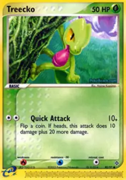 Treecko - 80/97 - Common NM, English Pokemon EX Dragon - Image 1