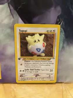Togepi 1st Edition Pokemon Neo Destiny #56 2002 - Image 3