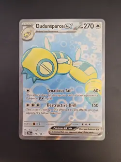 Pokemon TCG - Dudunsparce ex 178/159 Sv09: Journey Together Holo - Image 1