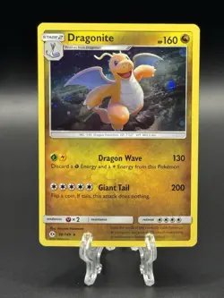 2017 Dragonite Sun & Moon 96/149 Cosmos Holo Rare Promo Pokemon TCG NM/LP - Image 1
