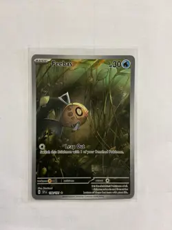Pokemon Feebas Illustration Rare Holo Sv08 Surging Sparks 198/191 Basic 30HP EN - Image 1