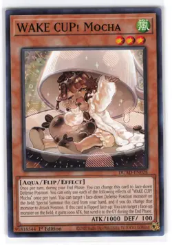 WAKE CUP! Mocha Common DUAD-EN028 Duelist's Advance NM YuGiOh - Image 1