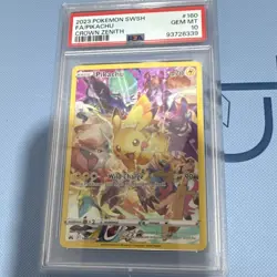 PSA 10 Pokemon Pikachu 160/159 Secret Rare Full Art Holo Crown Zenith 2023 - Image 1