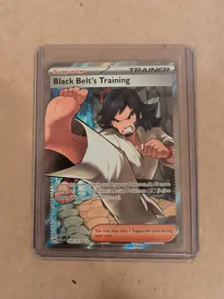 Black Belt's Training Ultra Rare Holo ASC 255/217 NM Pokemon TCG - Image 1