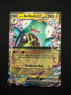 Iono's Bellibolt ex 053/159 Double Rare Journey Together Pokemon Near Mint - Image 1
