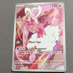 Pokemon TCG Enamorus 180/167 Sv06: Illustration Rare Holo Basic Psychic 120HP - Image 1