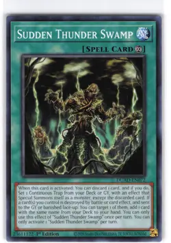 Sudden Thunder Swamp Common DUAD-EN072 Duelist's Advance NM YuGiOh - Image 1