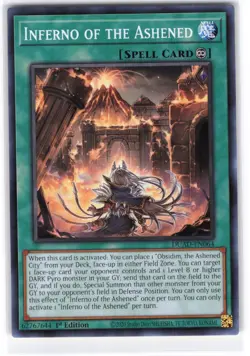 Inferno of the Ashened Common DUAD-EN064 Duelist's Advance NM YuGiOh - Image 1