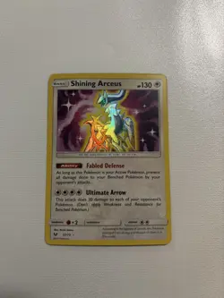 Pokemon TCG Shining Arceus 57/73 Shining Legends Shiny Holo Rare 130HP English - Image 1