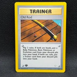 Old Rod - 1st Edition - 64/64 Neo Revelation - Pokemon TCG - 2001 - Image 1