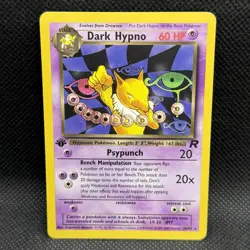 Pokemon Dark Hypno 26/82 Team Rocket Non Holo NM-LP+ - Image 1