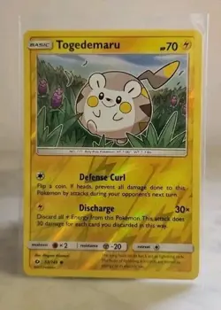 Pokemon TCG: Togedemaru 53/149 (Reverse Holo) - Sun & Moon - NM Condition - Image 1