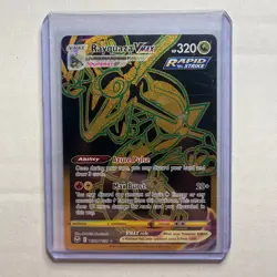 Rayquaza VMAX TG29/TG30 Secret Rare Silver Tempest Trainer Gallery Pokemon NM - Image 1