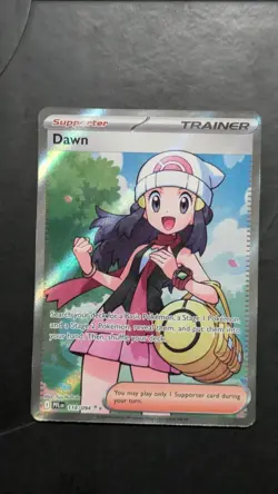 Pokemon TCG Dawn 118/094 Me02: Phantasmal Flames Full Art Trainer Holo - Image 1