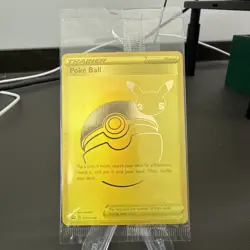 Poke Ball SWSH146 Gold Secret Rare Sword & Shield Promo Pokemon Card Sealed - Image 1