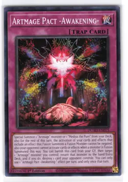 Artmage Pact -Awakening Common DUAD-EN075 Duelist's Advance NM YuGiOh - Image 1