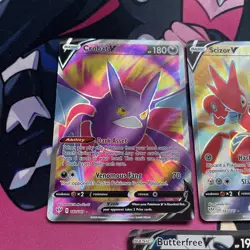 Pokemon Card | English Sword & Shield Full Art SR Darkness Ablaze X3 Card Bundle - Image 2