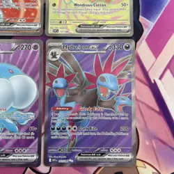 Pokemon TCG | Scarlet & Violet White Flare Full Art SR X4 Card Bundle - Image 5