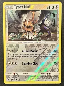 Type: Null 89/111 Crimson Invasion Rare Reverse Holo Pokemon Card NEAR MINT - Image 1
