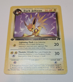 Pokemon TCG Dark Jolteon 38/82 Rocket Set 1st Ed Uncommon. Authentic. Ungraded. - Image 3
