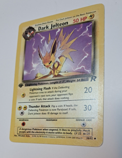 Pokemon TCG Dark Jolteon 38/82 Rocket Set 1st Ed Uncommon. Authentic. Ungraded. - Image 4