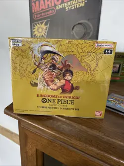 One Piece TCG: Kingdoms Of Intrigue Booster Box OP-04 (Factory Sealed) ENGLISH - Image 1