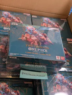 1x One Piece TCG OP08 Two Legends Booster Box Sealed NEW ENGLISH - Image 1