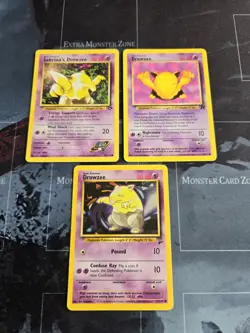 Drowzee 3 Card Lot Gym Challenge, Team Rocket, Base Set 2 Pokemon - Image 1