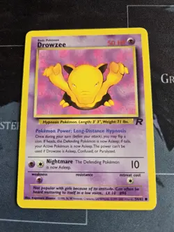 Drowzee 3 Card Lot Gym Challenge, Team Rocket, Base Set 2 Pokemon - Image 4