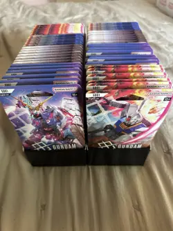 GUNDAM CARD GAME: Newtype Rising Booster Pack GD01 BANDAI **Sealed Lot Of 50** - Image 1