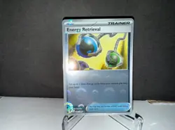 2025 Pokemon Energy Retrieval 082 White Flare Poke Ball Reverse Holo Card NM+ - Image 1