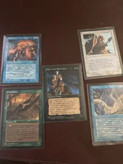 MTG Magic the Gathering Fallen Empire 5 Card Lot - order Of The Ebon Hand +more - Image 1