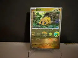 2025 Pokemon TCG Joltik 033 S&V White Flare Poke Ball Reverse Holo Card NM+ - Image 1