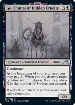 Go-Shintai of Hidden Cruelty FOIL Kamigawa: Neon Dynasty NM CARD ABUGames - Image 1