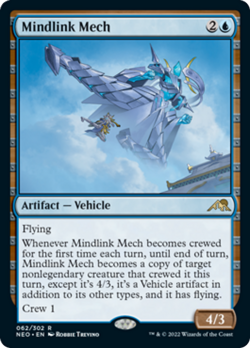 Mindlink Mech FOIL Kamigawa: Neon Dynasty NM Artifact Blue Rare CARD ABUGames - Image 1