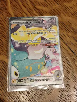 Pokemon TCG Iono's Bellibolt EX Journey Together Ultra Rare Holo Card 183/159 NM - Image 3