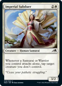 Imperial Subduer FOIL Kamigawa: Neon Dynasty NM White Common MAGIC CARD ABUGames - Image 1