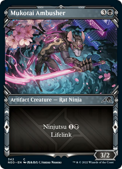 Mukotai Ambusher (Showcase) FOIL Kamigawa: Neon Dynasty NM CARD ABUGames - Image 1