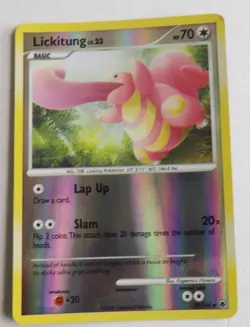 2008 Pokemon Card - Lickitung Majestic Dawn 39/100 Uncommon Reverse Holo - Image 1