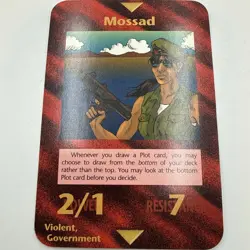 Illuminati New World Order INWO Unlimited Card Game NWO Mossad RARE - Image 1