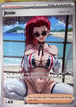 Jessi Anime Girl Waifu Trainer Goddess Story Trading Card - Image 1