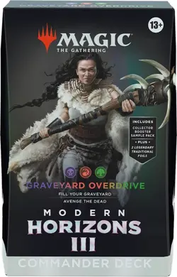 MTG TCG Modern Horizons 3 Commander Deck Graveyard Overdrive - New/Sealed - Image 1
