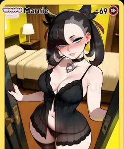 Marnie Bedroom Non Holographic Trainer Sexy Anime Waifu Adult Card -10-26 - Image 1