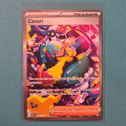 Pokemon Nintendo Canari Trainer Supporter Full Art Holo ASC Card 291/217 - Image 1