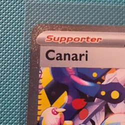 Pokemon Nintendo Canari Trainer Supporter Full Art Holo ASC Card 291/217 - Image 3