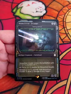 Assaultron Invader - Walking Ballista (Showcase) Fallout Foil MTG MINT - Image 1