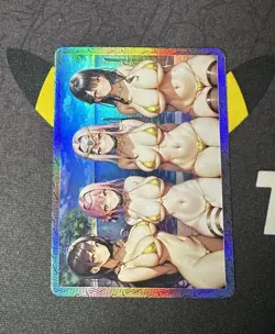 Quad Holo Goddess Story Anime Waifu Sexy Doujin Trainer Art card - Image 1